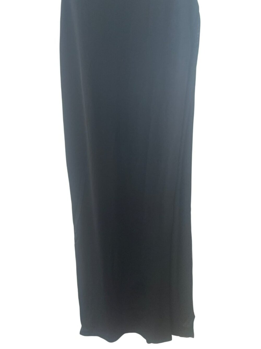 Meshki Wyatt Slinky Mesh Maxi Dress Black Elegant Eveningwear Size Small NWT - Picture 3 of 9